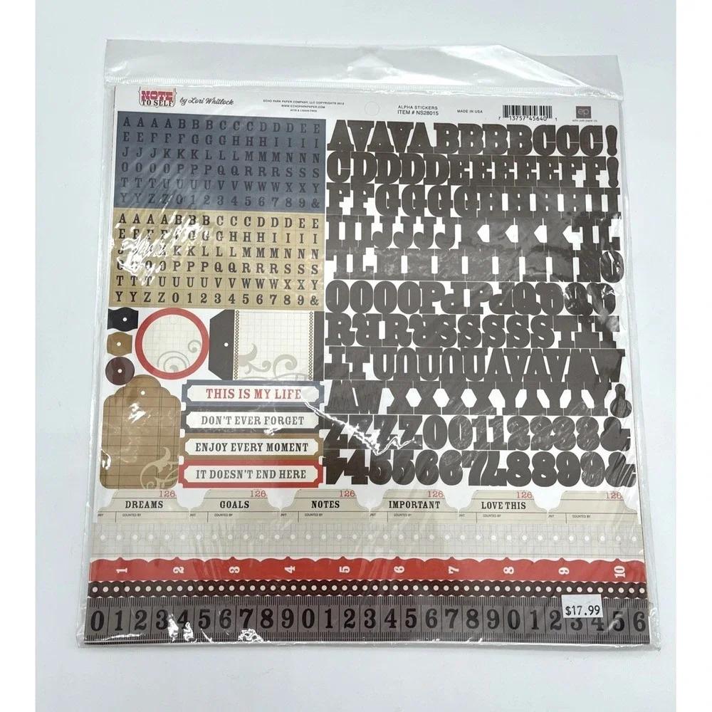 Scrapbooking‎ Kit Craft Lot Echo Park Simple Stories Teresa Collins & More